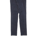 LEVI'S Womens Jeans Blue Slim Skinny Denim Raw W26 L31 Classic Zip Cotton Blend