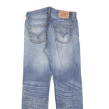 LEVI'S 501 Mens Jeans Blue Regular Straight Denim Light W30 L29 Classic Button
