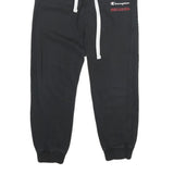 CHAMPION Mens Joggers Black XS W26 L25 Cotton Slim Tapered Super Mario Bros Logo