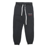 CHAMPION Mens Joggers Black XS W26 L25 Cotton Slim Tapered Super Mario Bros Logo