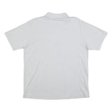 LACOSTE Mens White Short Sleeve Plain XL Cotton Blend Polo Shirt Classic
