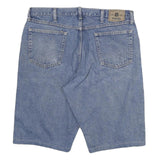 WRANGLER Mens Denim Blue Casual Shorts 2XL W36 Cotton Blend Relaxed Fit