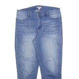 JUICY COUTURE Womens Jeans Blue Slim Skinny Denim Medium W30 L23 Zip Cotton