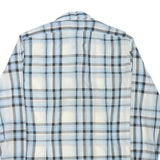 HOBBY DRESS Mens Blue & Grey Check Shirt M Lightweight Casual Cotton Blend