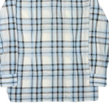 HOBBY DRESS Mens Blue & Grey Check Shirt M Lightweight Casual Cotton Blend