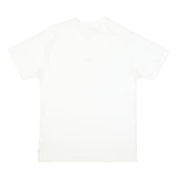 NIKE Mens White S Logo T-Shirt S Short Sleeve Crew Neck Classic Cotton Blend