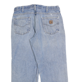 CARHARTT Mens Jeans Blue Loose Straight Denim Medium W36 L30 Workwear Relaxed