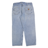 CARHARTT Mens Jeans Blue Loose Straight Denim Medium W36 L30 Workwear Relaxed