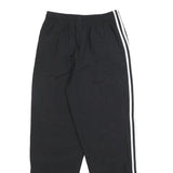ADIDAS Womens Joggers Black & White Regular Slim Tapered UK 12 W26 L28