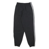 ADIDAS Womens Joggers Black & White Regular Slim Tapered UK 12 W26 L28
