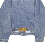 ESPRIT JEANS Mens Blue Denim Jacket M Cotton Button Closure Classic Casual
