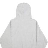 CHAMPION REVERSE WEAVE Mens Grey Hoodie M Cotton Blend Pullover Logo Sweatshirt