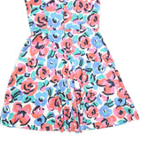 TOMMY HILFIGER Womens White Floral Cotton Blend Day Dress Sleeveless S Summer