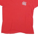 RUSSELL ATHLETIC Mens Red Friend Graphic T-Shirt L Short Sleeve Crew Neck Casual