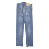 LEVI'S Mens Jeans Blue Slim Skinny Denim Light W28 L26 Classic Cotton Blend Zip