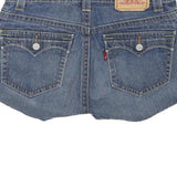 LEVI'S Womens Denim Blue Cut-Off Shorts L W32 Casual Summer Raw Hem