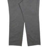 BASLER Womens Regular Grey Polyester Blend Trousers W40 L32 Zip Pocketed