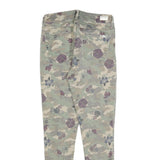 7 FOR ALL MANKIND Womens Slim Floral Camouflage Print Denim Jeans W26 L28