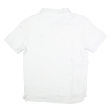 CHAPS Mens White Short Sleeve Plain XL Cotton Polo Shirt Classic Fit