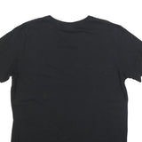 GILDAN Womens Black This Human Belongs To Moscow Dog Graphic T-Shirt L V-Neck