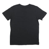 GILDAN Womens Black This Human Belongs To Moscow Dog Graphic T-Shirt L V-Neck