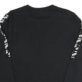 PUMA Womens Black Logo Detail Crew Neck Sweatshirt S Cotton Blend Sportswear