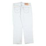 LEVI'S 501 Mens Blue Regular Straight Denim Cotton Blend Light W34 L28 Button