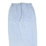 JOHN F GEE Womens Jeans Blue Relaxed Straight Denim Light W34 L32 Drawstring