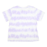 CHAMPION Mens White & Lilac Tie Dye T-Shirt L Short Sleeve Crew Neck Cotton