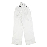 COLUMBIA Lined Girls White Relaxed Ski Trousers W26 L30 Adjustable Suspenders