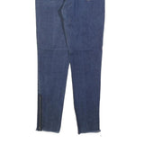 LEVI'S 721 Womens Slim Skinny Denim Dark Blue W28 L30 Zip Closure Stretch