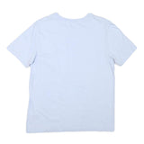 NIKE Mens Light Blue & Navy Blue Graphic T-Shirt M Short Sleeve Crew Neck Casual