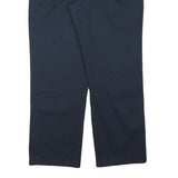 DICKIES Womens Cotton Blend Navy Regular Straight Trousers W38 L30 Workwear Zip
