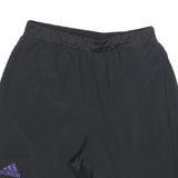 ADIDAS Mens Black & Purple Sports Casual Shorts M W28 Athletic