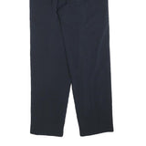 LIZ CLAIBORNE Womens Polyester Blend Navy Regular Fit Straight Leg Trousers W24