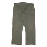 DICKIES Mens Cotton Blend Regular Fit Straight Trousers W38 L28 Workwear Utility