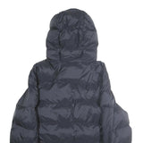 CHAMPION Mens Black Zip Up Puffer Jacket M Polyester Blend