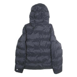 CHAMPION Mens Black Zip Up Puffer Jacket M Polyester Blend