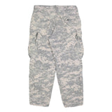 PROPPER Mens Cotton Blend Grey Digital Camouflage Regular Cargo Trousers W33 L28