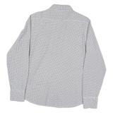 G-STAR Mens Black & White Checked Shirt M Button Down Cotton Blend Casual