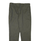 BANANA REPUBLIC Mens Wool Grey Slim Straight Trousers W33 L31 Smart Casual
