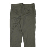 BANANA REPUBLIC Mens Wool Grey Slim Straight Trousers W33 L31 Smart Casual