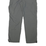 Mens Grey Polyester Blend Regular Fit Cargo Trousers W32 L29 Workwear Utility