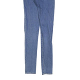 LEVI'S 711 Womens Slim Skinny Denim Light W25 L32 Stretch Cotton Blend Zip Jeans