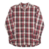 CARHARTT Mens Red Black & White Check Shirt XL Button-Down Collar Casual