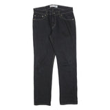 LEVI'S 514 Classic Mens Jeans Black Classic Straight Denim W30 L28 Zip Cotton