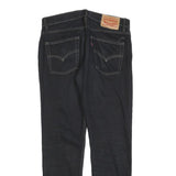 LEVI'S 514 Classic Mens Jeans Black Classic Straight Denim W30 L28 Zip Cotton