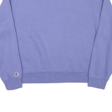 CHAMPION Mens Blue Crew Neck M Cotton Blend Pullover Sweatshirt Classic Logo