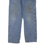 CARHARTT Mens Regular Fit Blue Denim Jeans W38 L32 Workwear Carpenter Style