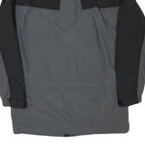HELLY HANSEN Mens Black & Grey Outdoor Jacket XS Polyester Blend Plain Zip